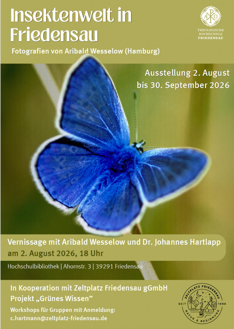 Flyer Insektenwelt in Friedensau